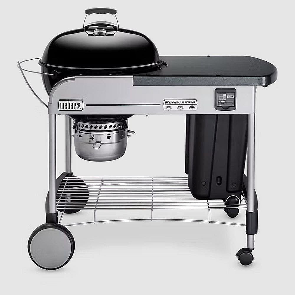 Part #15401001, Weber Performer Premium 22-Inch Charcoal Grill (Black)