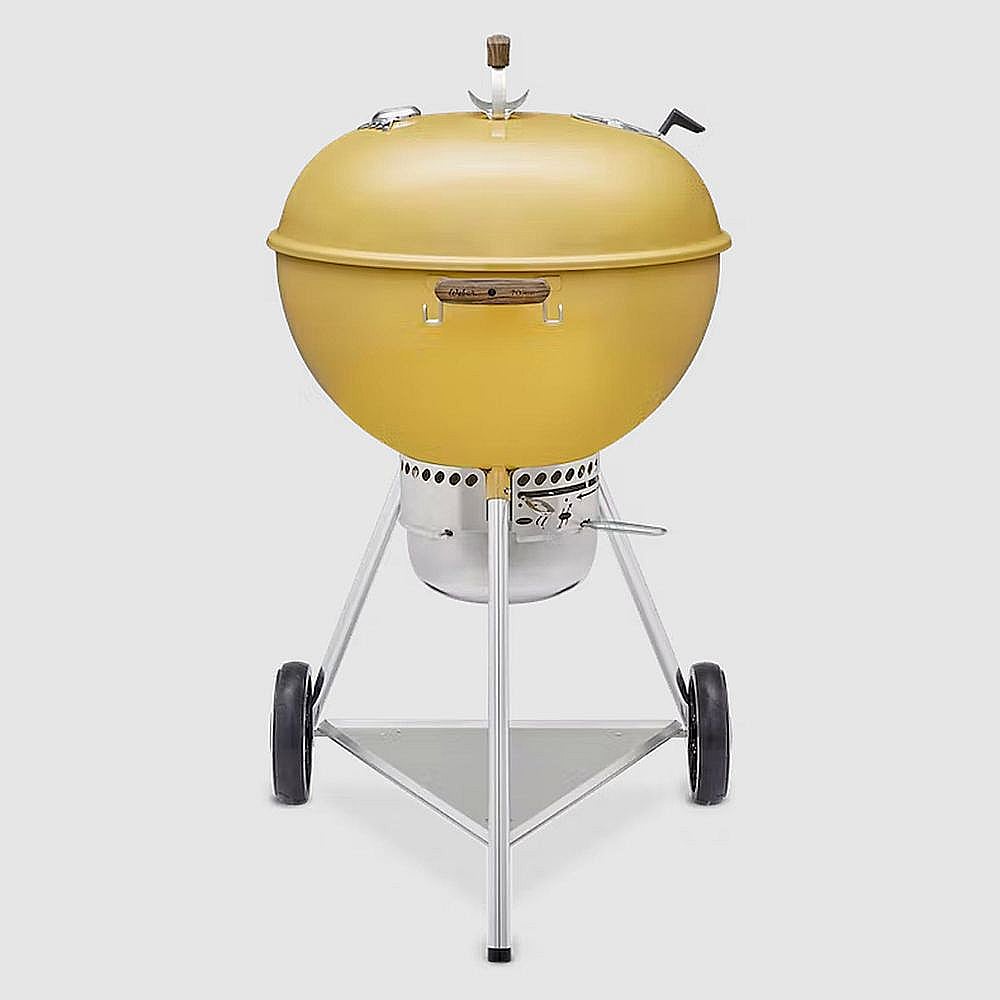 Part #19523001, Weber 70Th Anniversary Kettle Charcoal Grill (Hot Rod Yellow)
