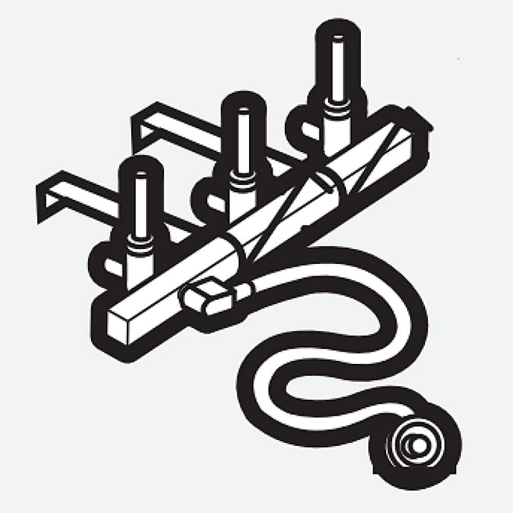 Part #60141, Weber Gas Grill Manifold Assembly