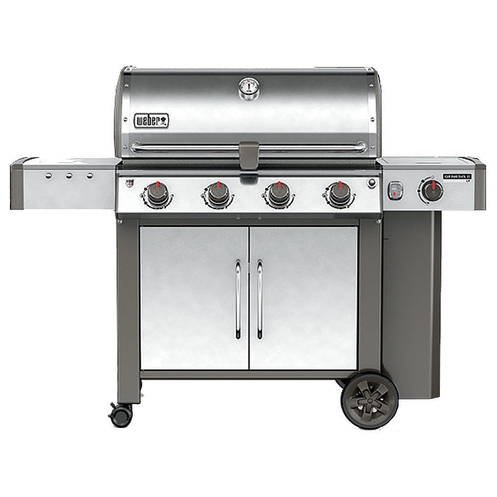 Part #62004001, Weber Genesis Ii Lx S-440 Lp Gas Grill (Stainless)