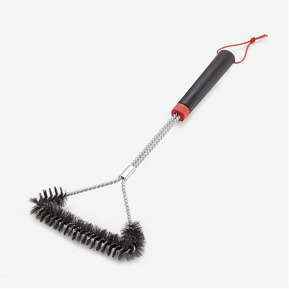 Part #6278, Weber Grill 3-Sided Cleaning Brush, 18-In