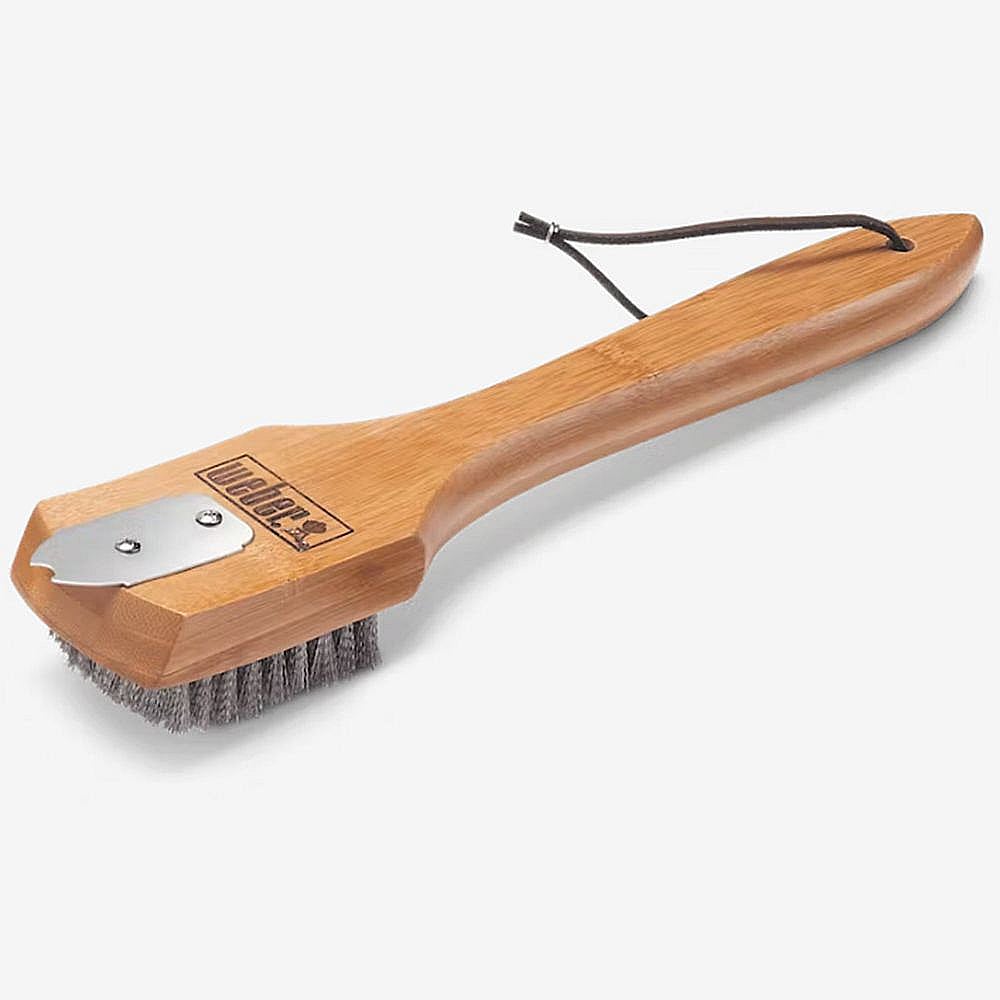 Part #6463, Weber Grill Bamboo Cleaning Brush, 12-In