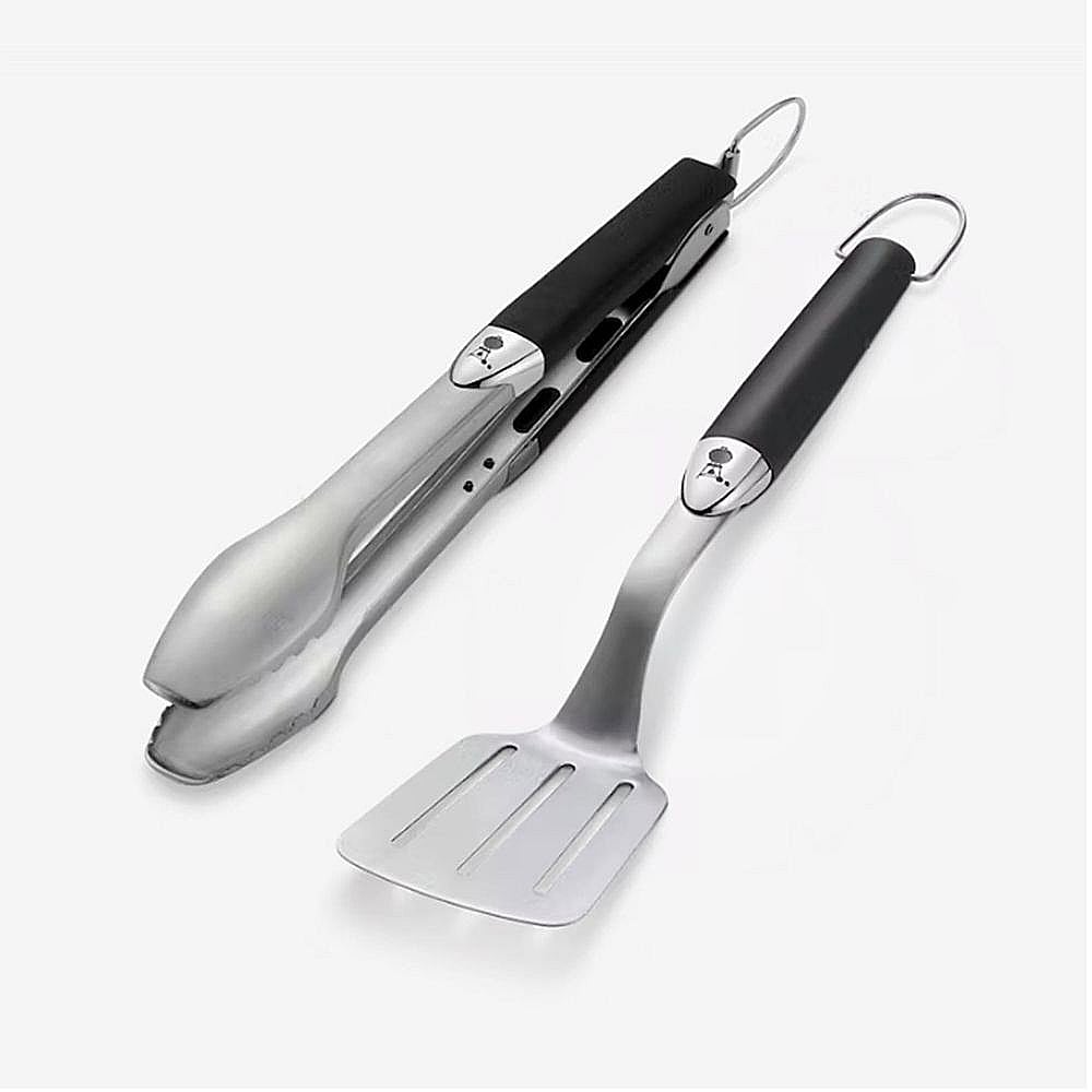 Part #6645, Weber Tongs And Spatula Set