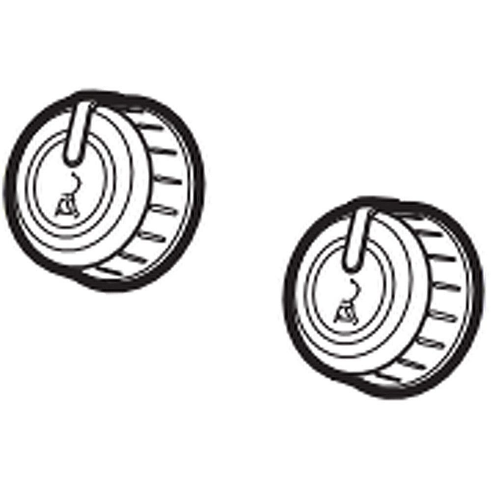 Part #66754, Weber Gas Grill Control Knob Set