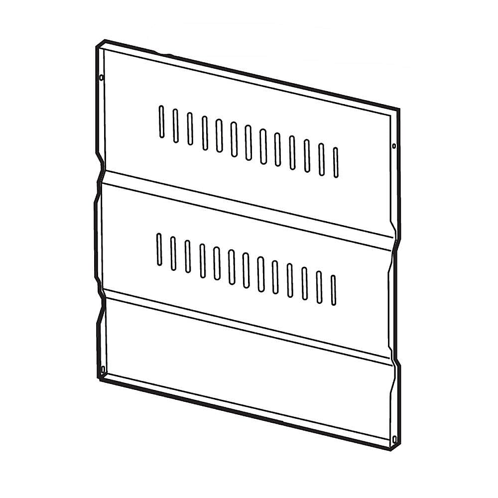 Part #66763, Weber Gas Grill Cabinet Panel, Rear
