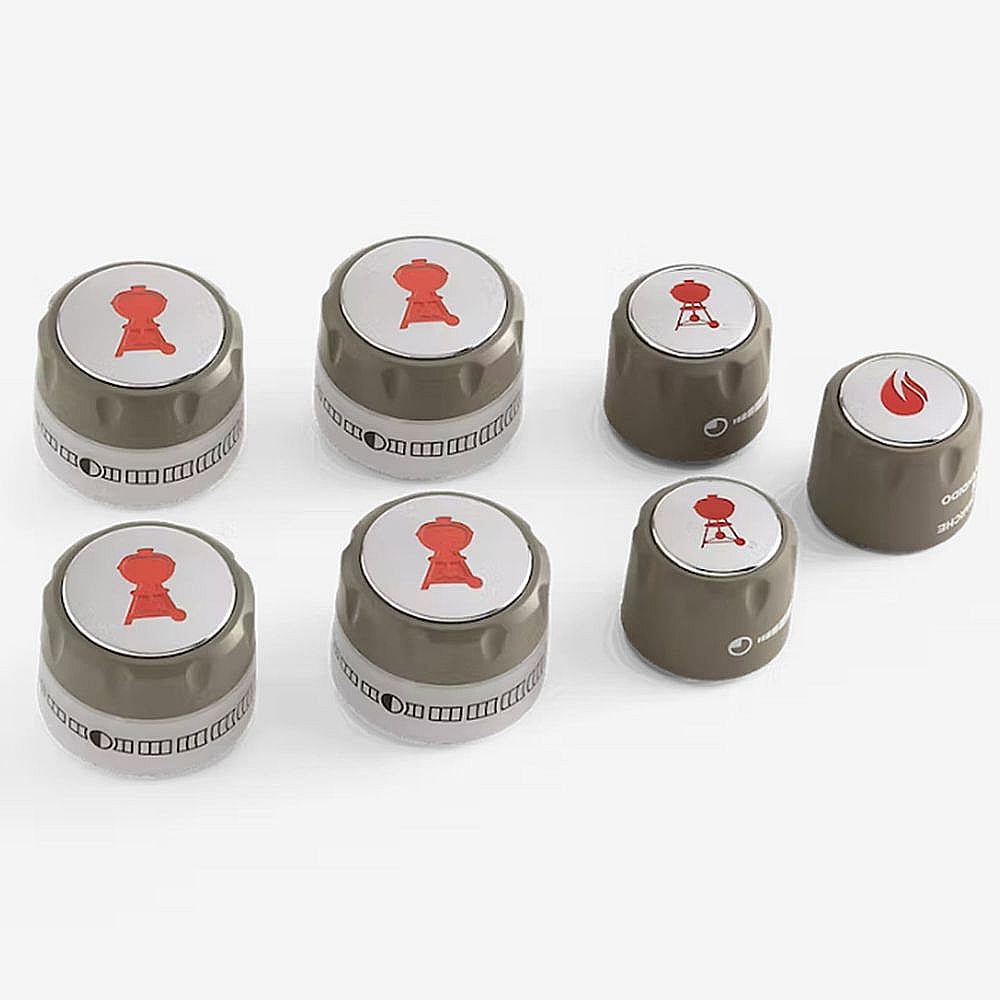 Part #67691, Weber Grill Control Knob Set