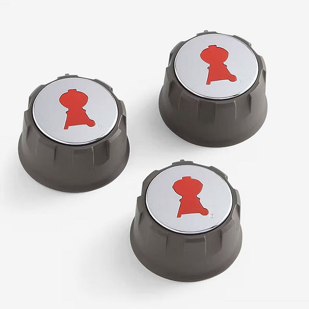 Part #69893, Weber Gas Grill Burner Knob Set
