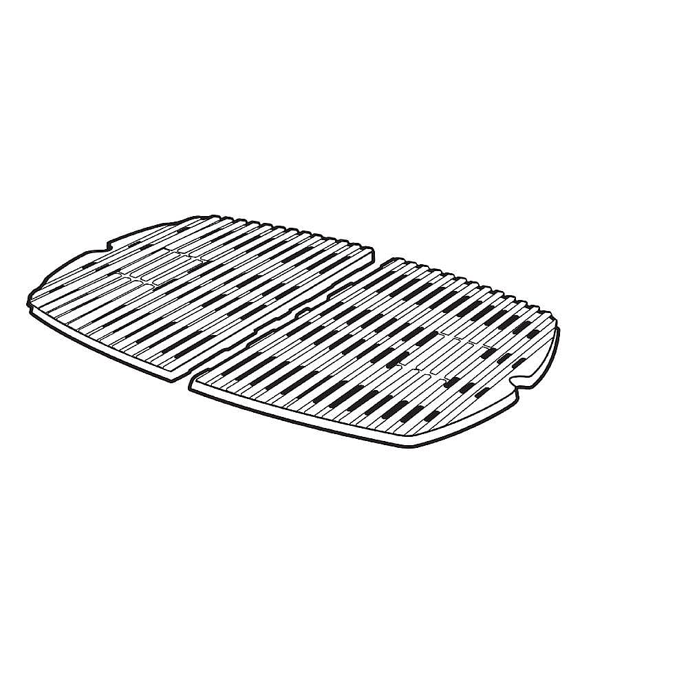 Photo of Part #69978, Weber Gas Grill Cooking Grate, 10 X 16-In from Repair Parts Direct
