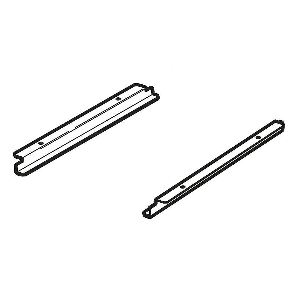 Part #88203, Weber Gas Grill Bottom Tray Rail Set