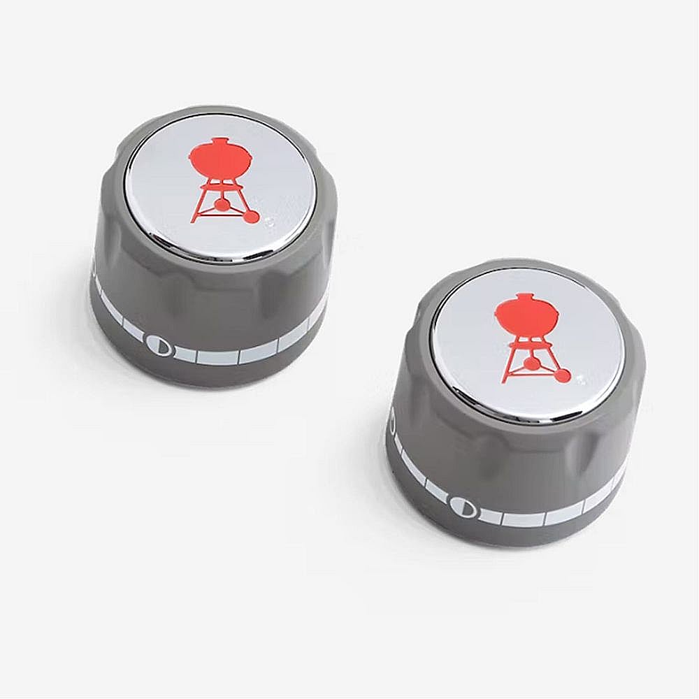 Part #91537, Weber Gas Grill Burner Knob Set
