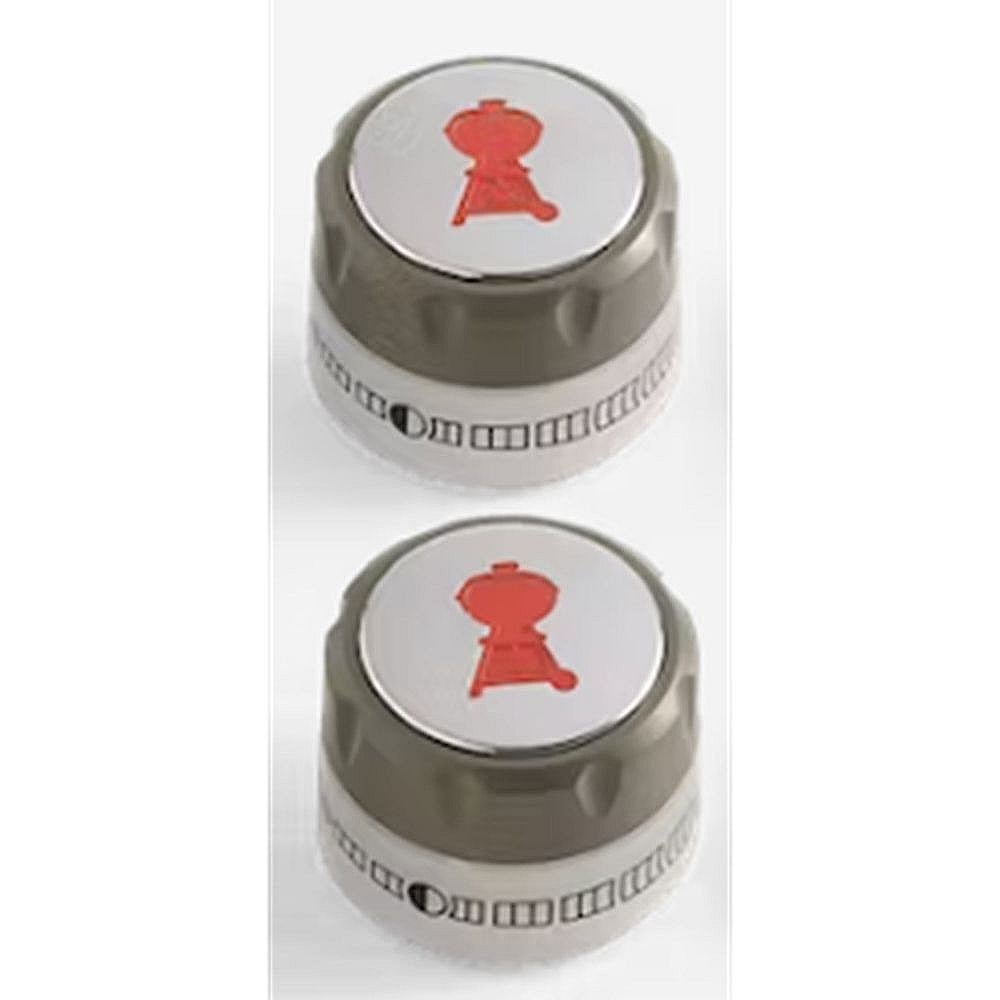 Part #91538, Weber Gas Grill Burner Knob, 2-Pack