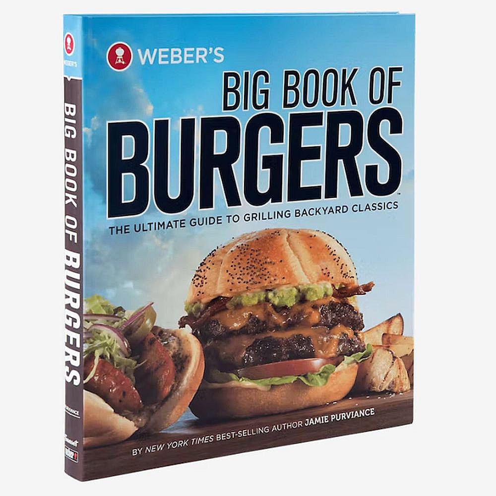 Part #9553, Webers Big Book Of Burgers Cookbook