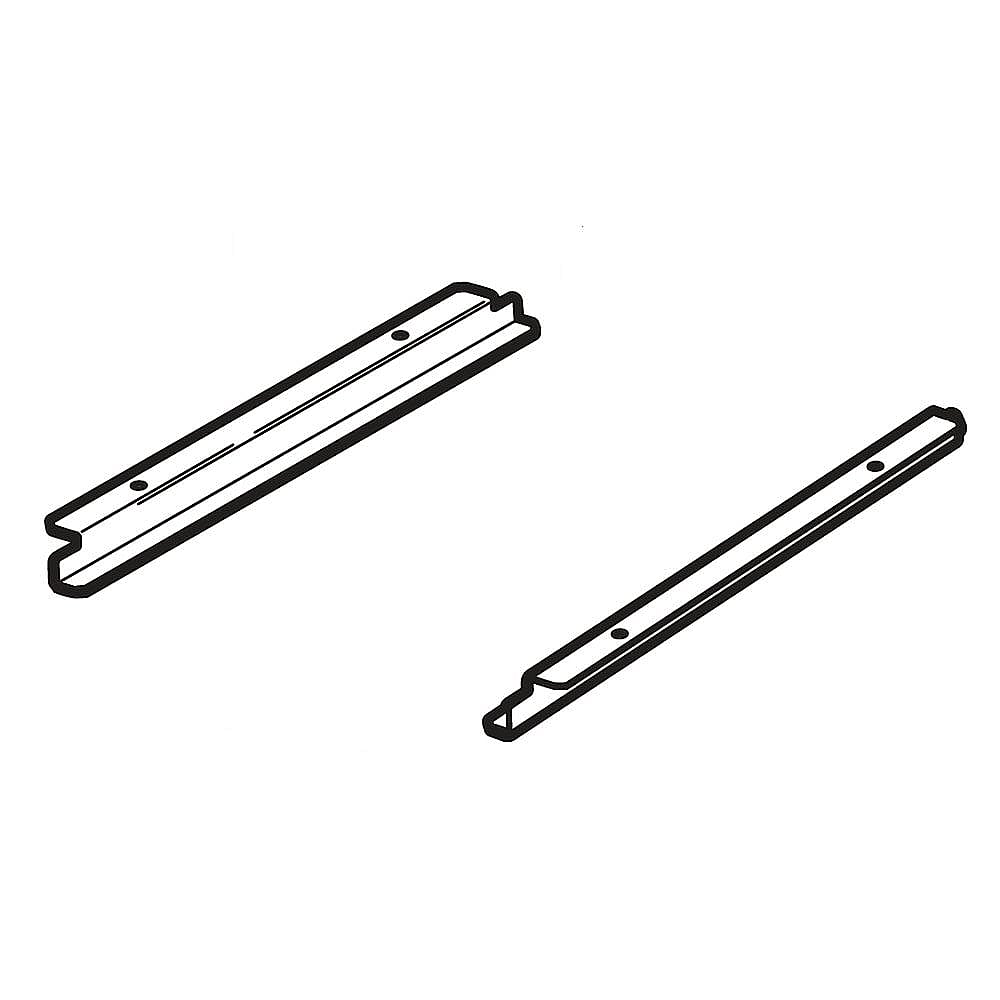 Part #97783, Weber Gas Grill Bottom Tray Rail Set