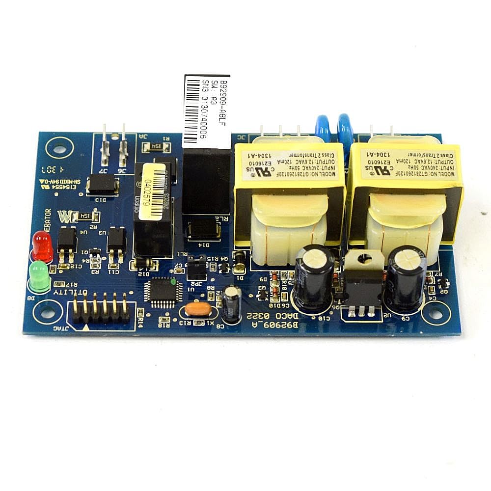 Part #192909Gs, Generator Electronic Control Board