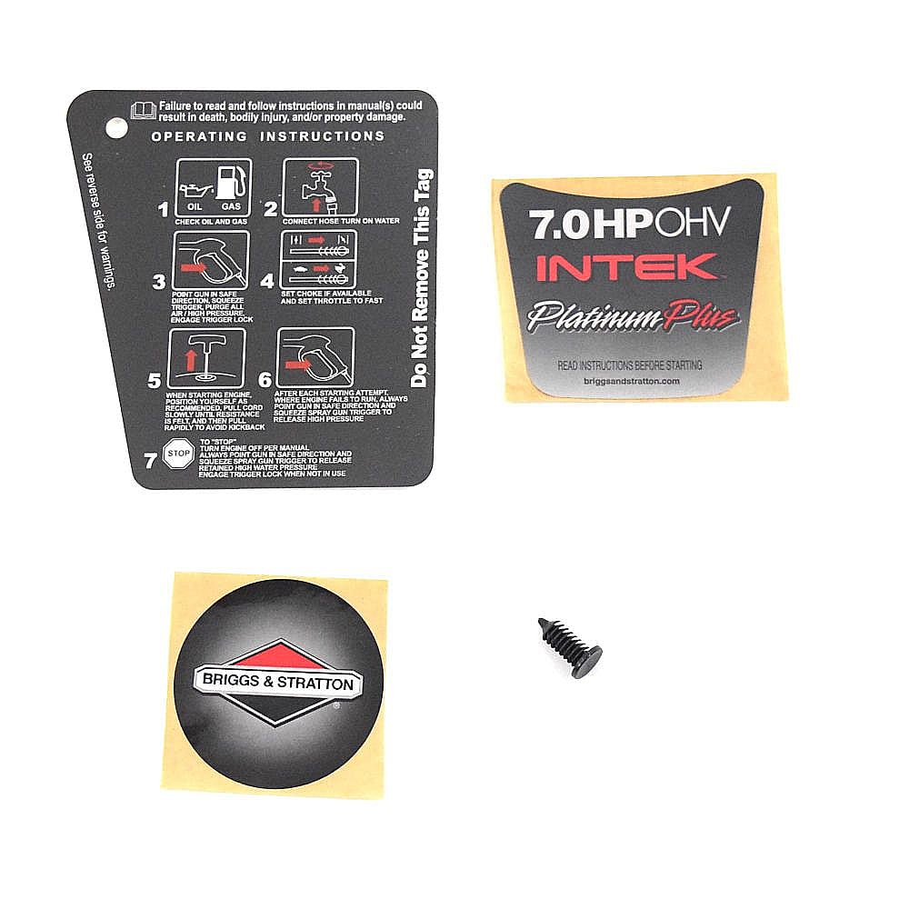 Part #194263Gs, Craftsman Decal Kit