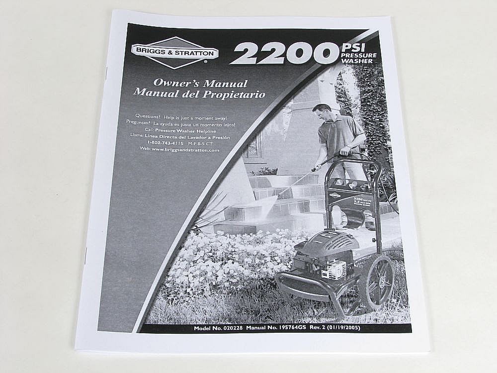 Pressure Washer Owner's Manual