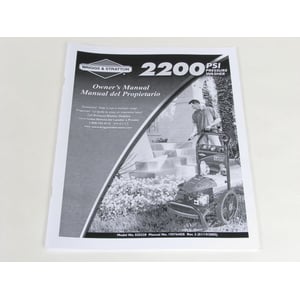Pressure Washer Owner's Manual 195764GS