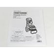 Pressure Washer Owner's Manual for Craftsman 580752330 - Part 195794GS