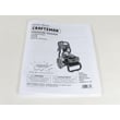 Pressure Washer Owner's Manual for Craftsman 580752370 - Part 200031GS
