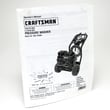 Lawn Mower Owner's Manual for Craftsman 580752080 - Part 203794GS