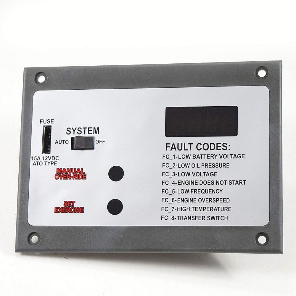 Generator Control Panel Assembly