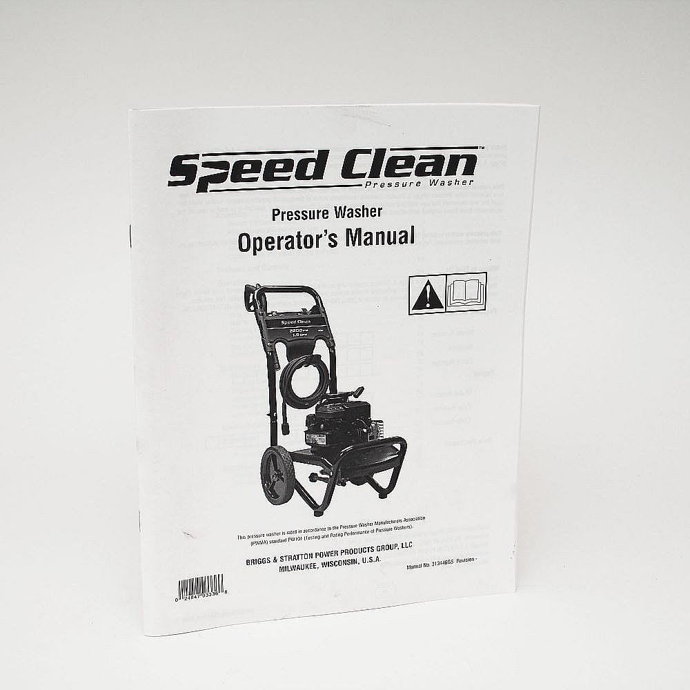 Pressure Washer Owner's Manual Part 313446GS