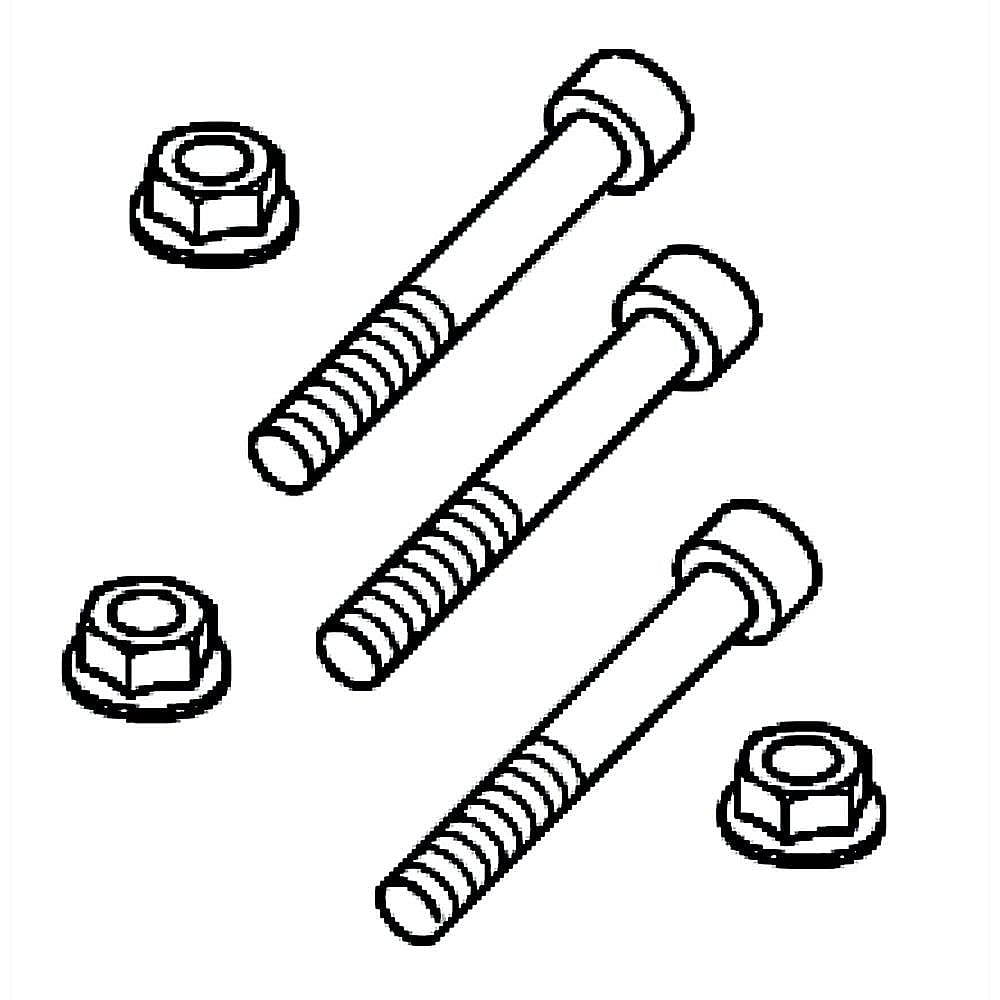 Pressure Washer Pump Mounting Hardware Kit