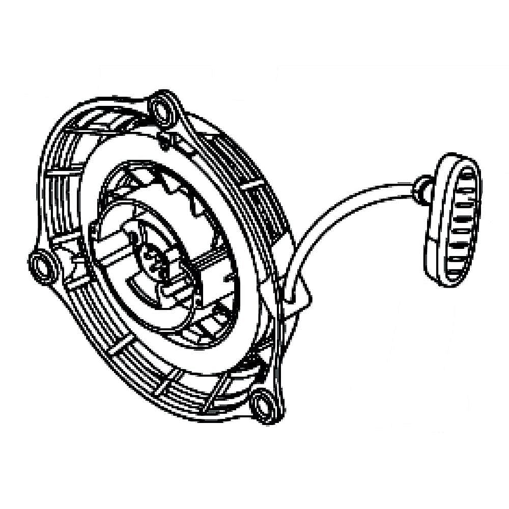 Part #705465, Briggs & Stratton Generator Recoil Starter
