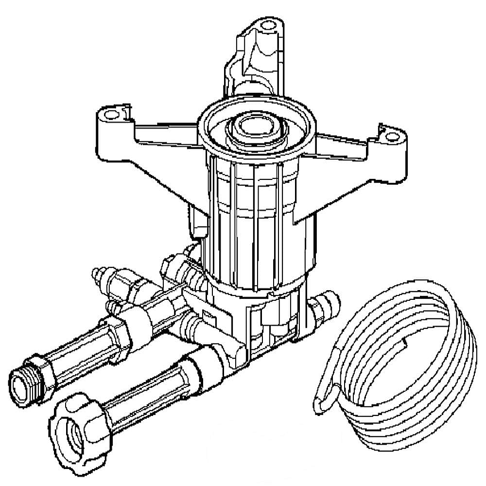 Part #706607, Pressure Washer Pump Assembly