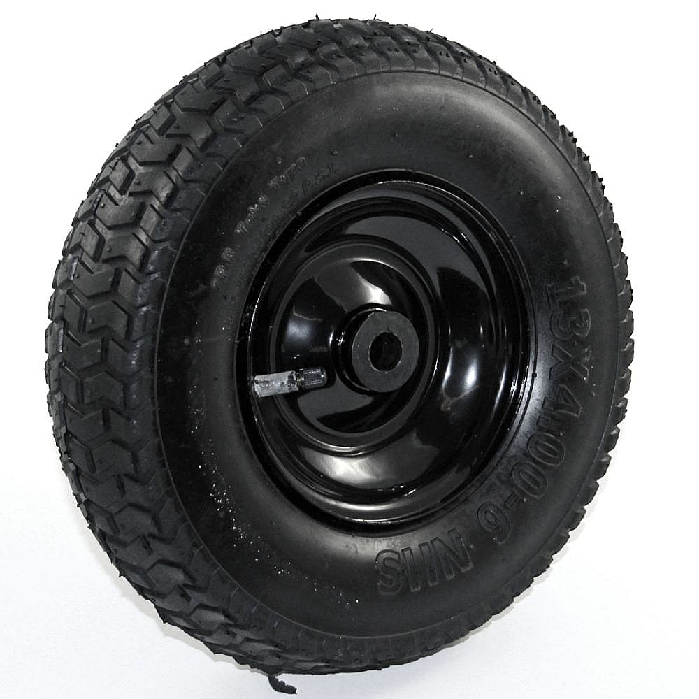 Part #6002392, Lawn Tractor Lawn Cart Attachment Wheel Assembly (Replaces 6000182) / 13.50 x 13.50 x 3.90