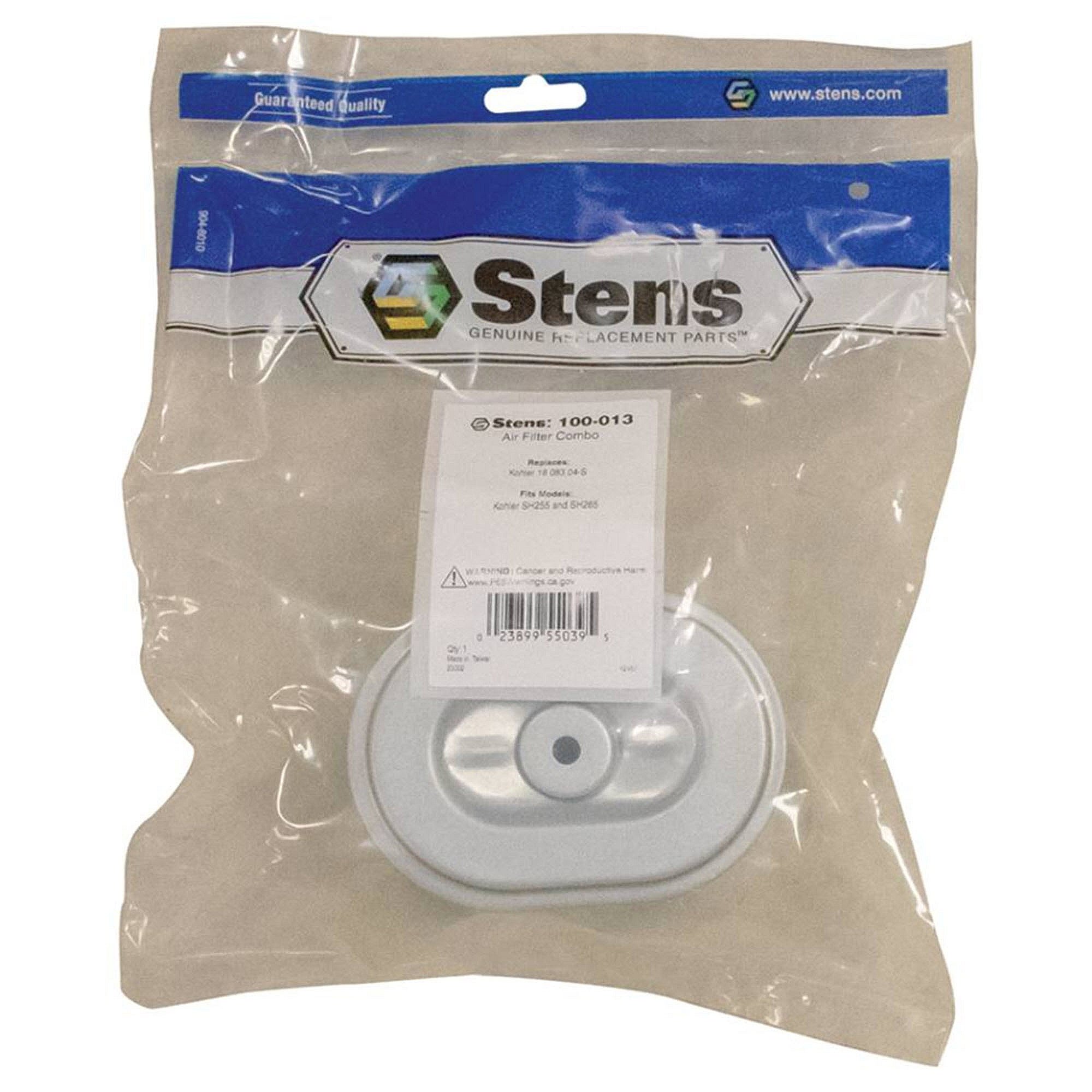 Stens Air Filter Combo, Kohler 18 083 04-s, Qty-1 (same As 1808304s) 100-013