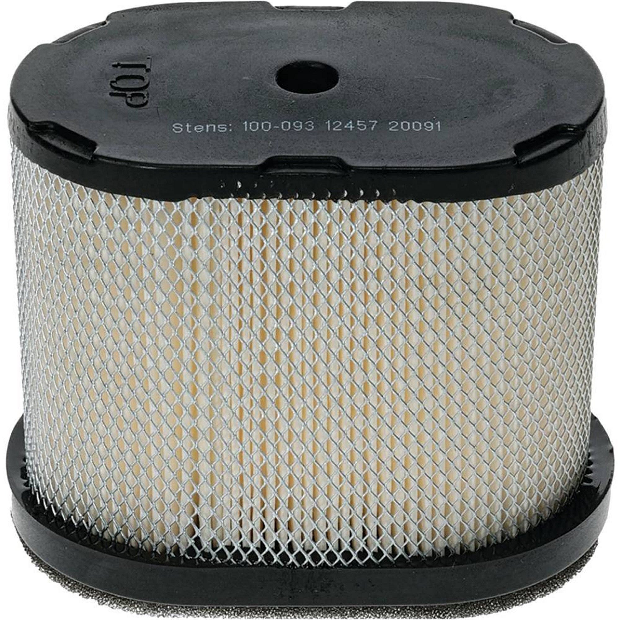 Part #100-093, Stens Air Filter, Briggs & Stratton 697029, Qty-1 (Replaces 100093, 21535600, 33064, 4196, 4207, 498596