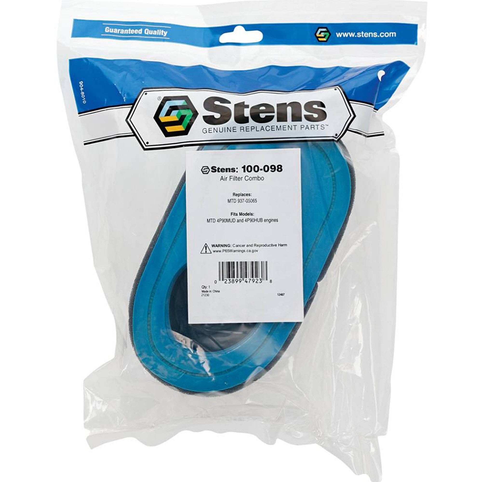 Stens Air Filter Combo, Mtd 937-05065a, Qty-1 (same As 73705065, 73705065a, 75112260, 93705065, 93705065a, 95112260) 100-098