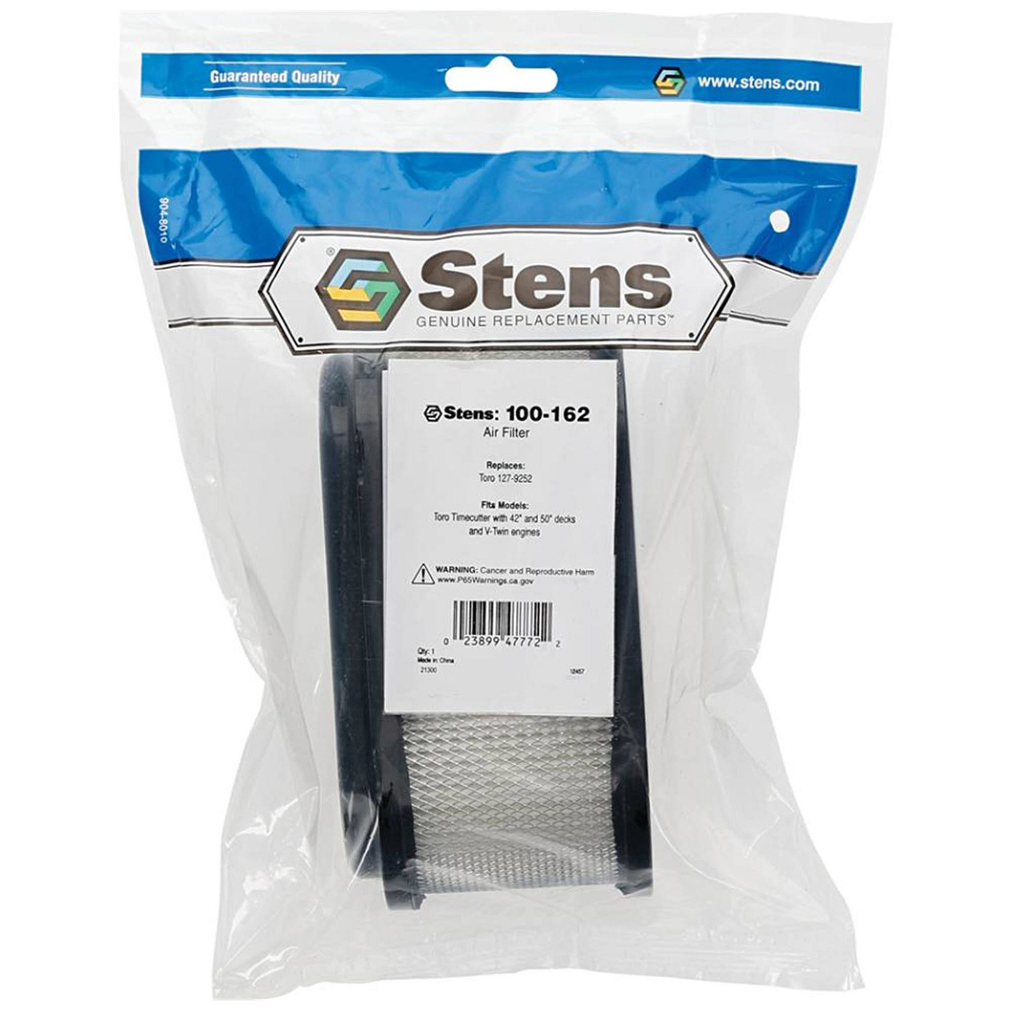 Stens Air Filter, Toro 136-7806, Qty-1 (same As 1279252, 1367806) 100-162