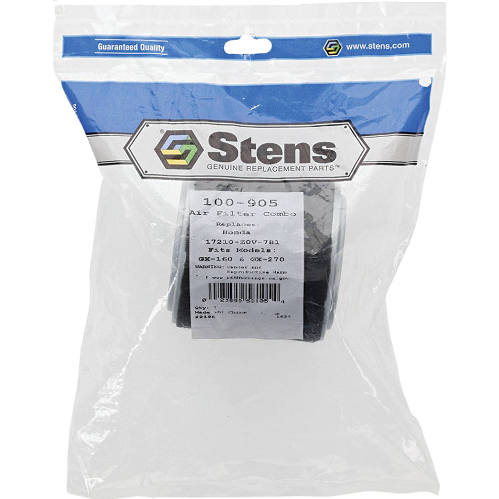 Stens Air Filter Combo Honda 17210-z0v-781, Qty-1 100-905