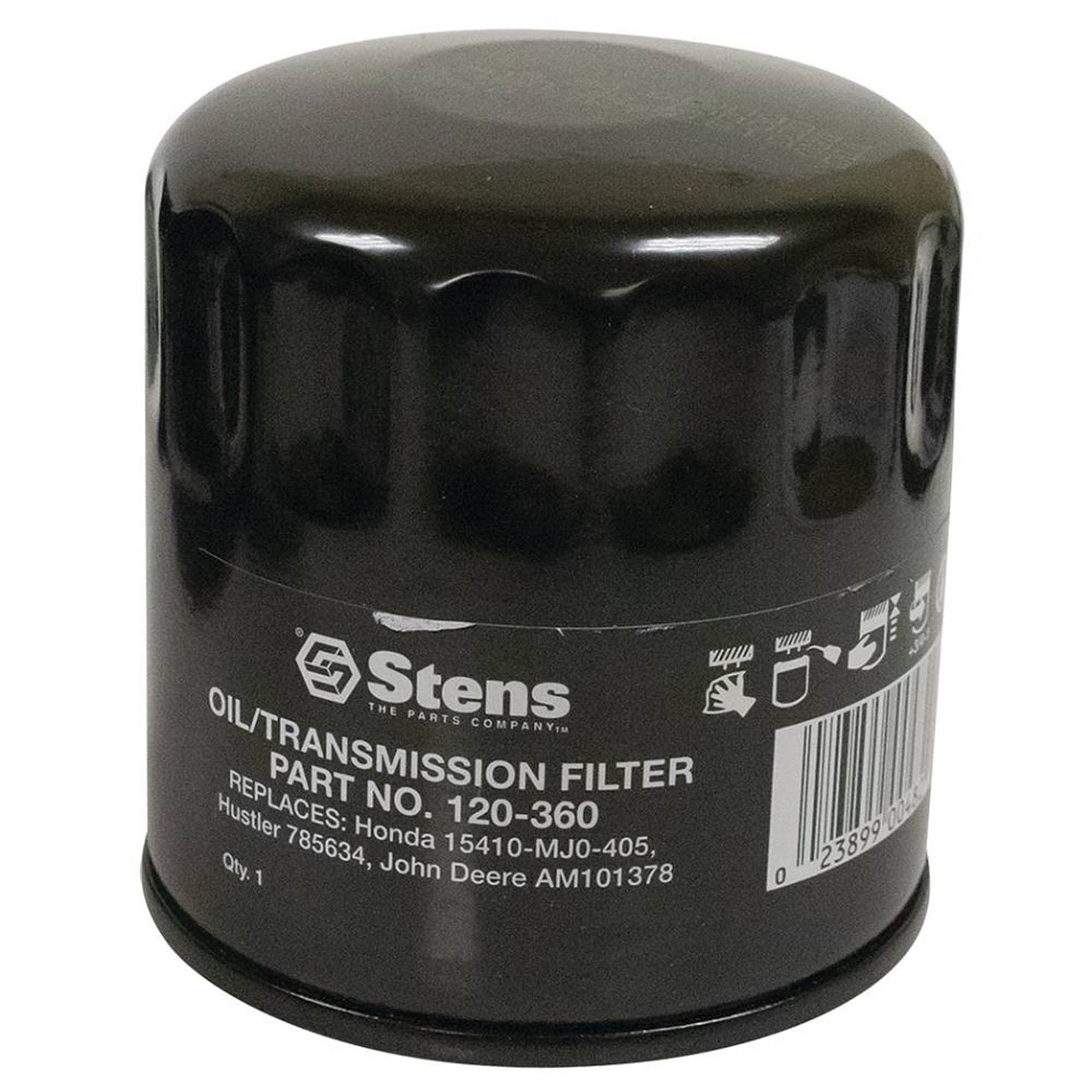 Part #120-360, Stens Oil Filter, John Deere M806419, Qty-1 (Replaces 0574243A, 100800, 100805, 1045167, 1083841, 1146934