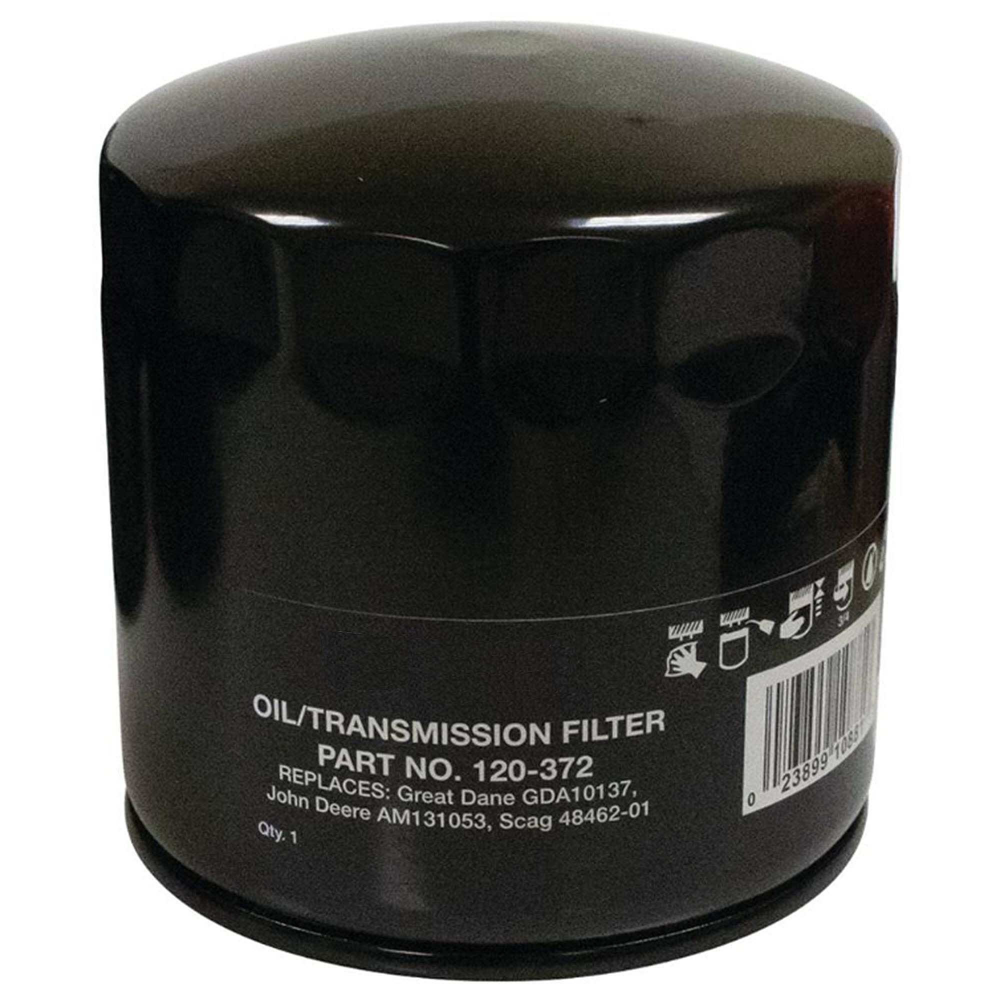 Part #120-372, Stens Transmission Filter, Scag 48462-01, Qty-1 (Replaces 00669300, 063801400, 08841800, 120372, 27164