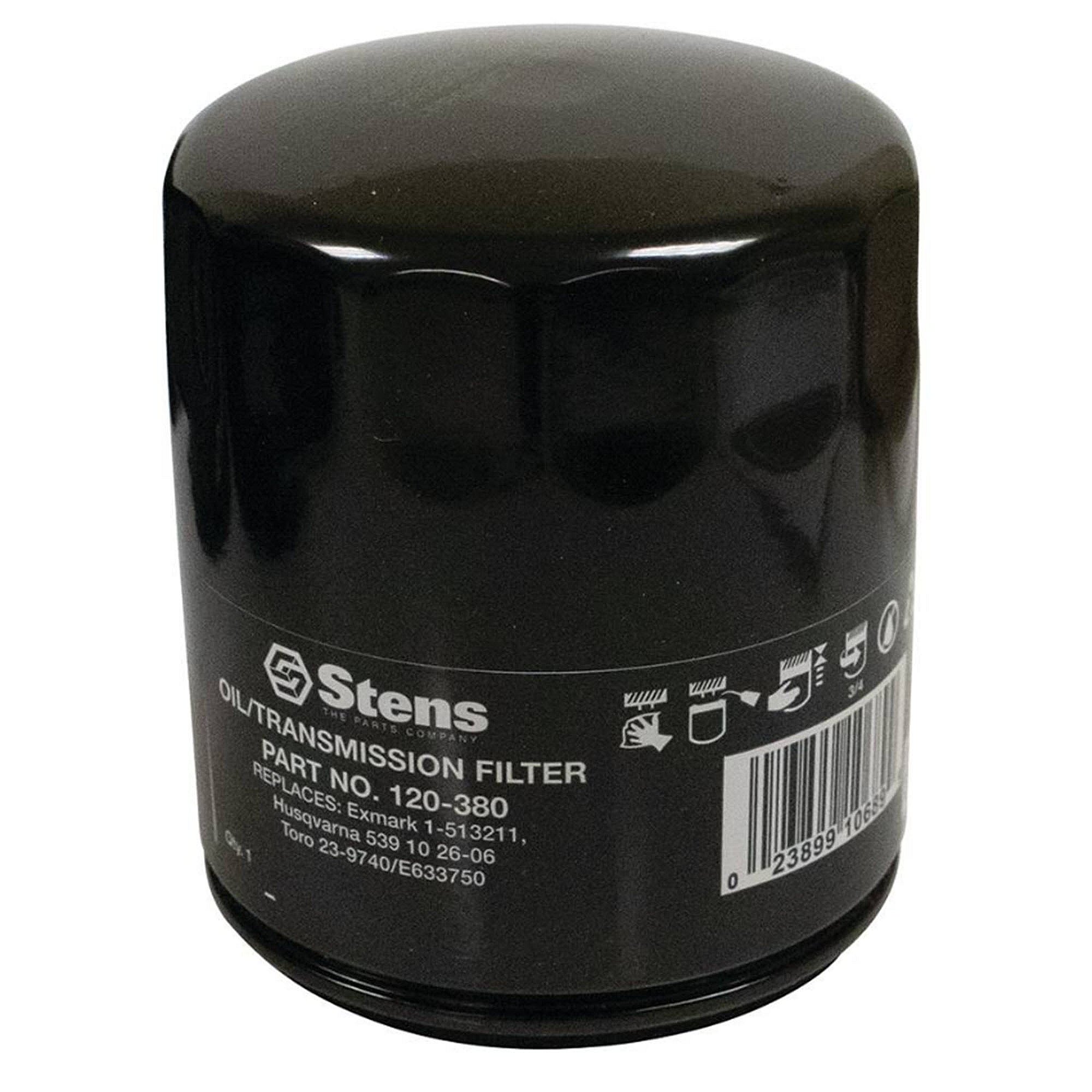 Part #120-380, Stens Transmission Filter, Exmark 109-4180, Qty-1 (Replaces 101164, 102606, 1094180, 120380, 122590001