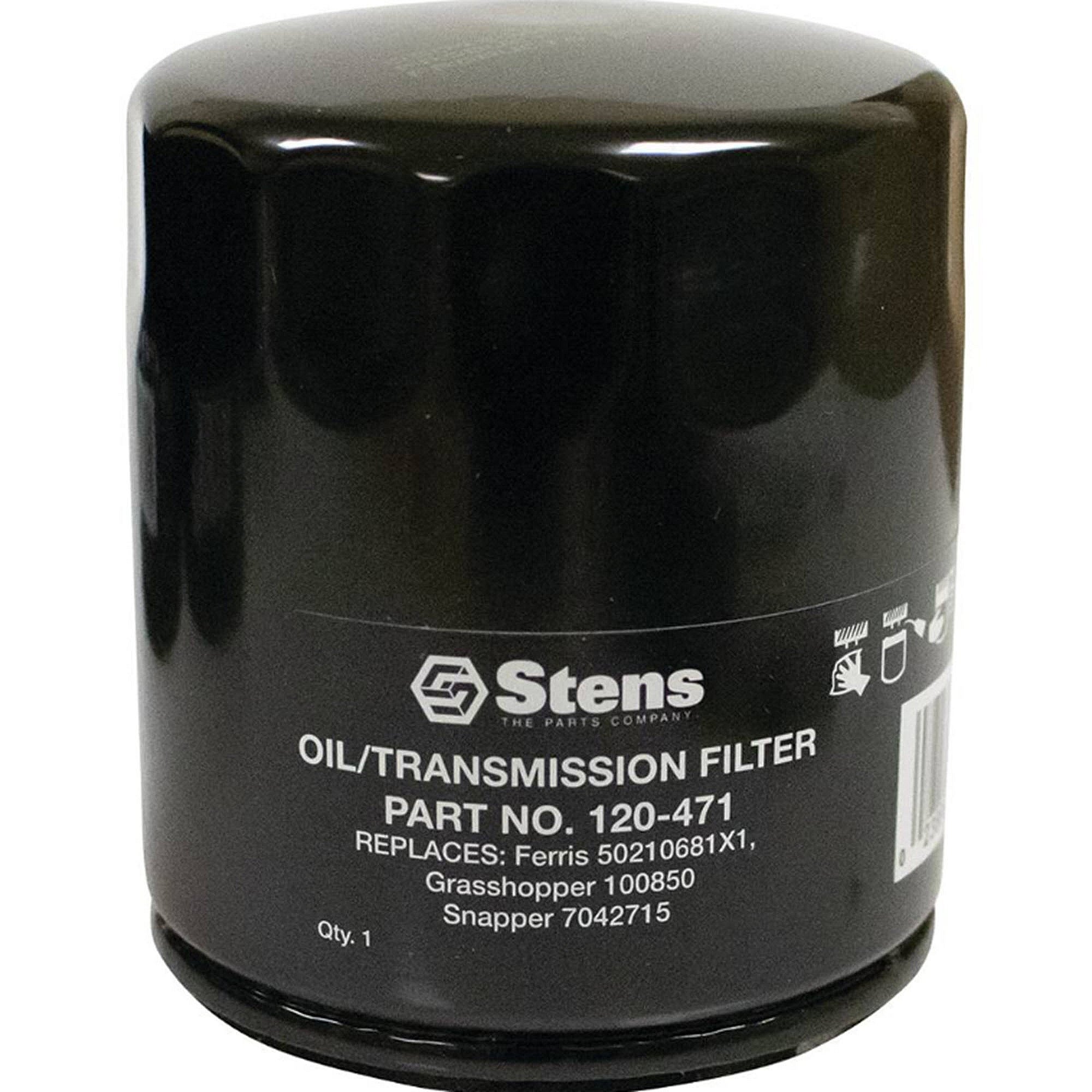 Part #120-471, Stens Transmission Filter, Grasshopper 100850, Qty-1 (Replaces 100850, 116050003, 120471, 34490002