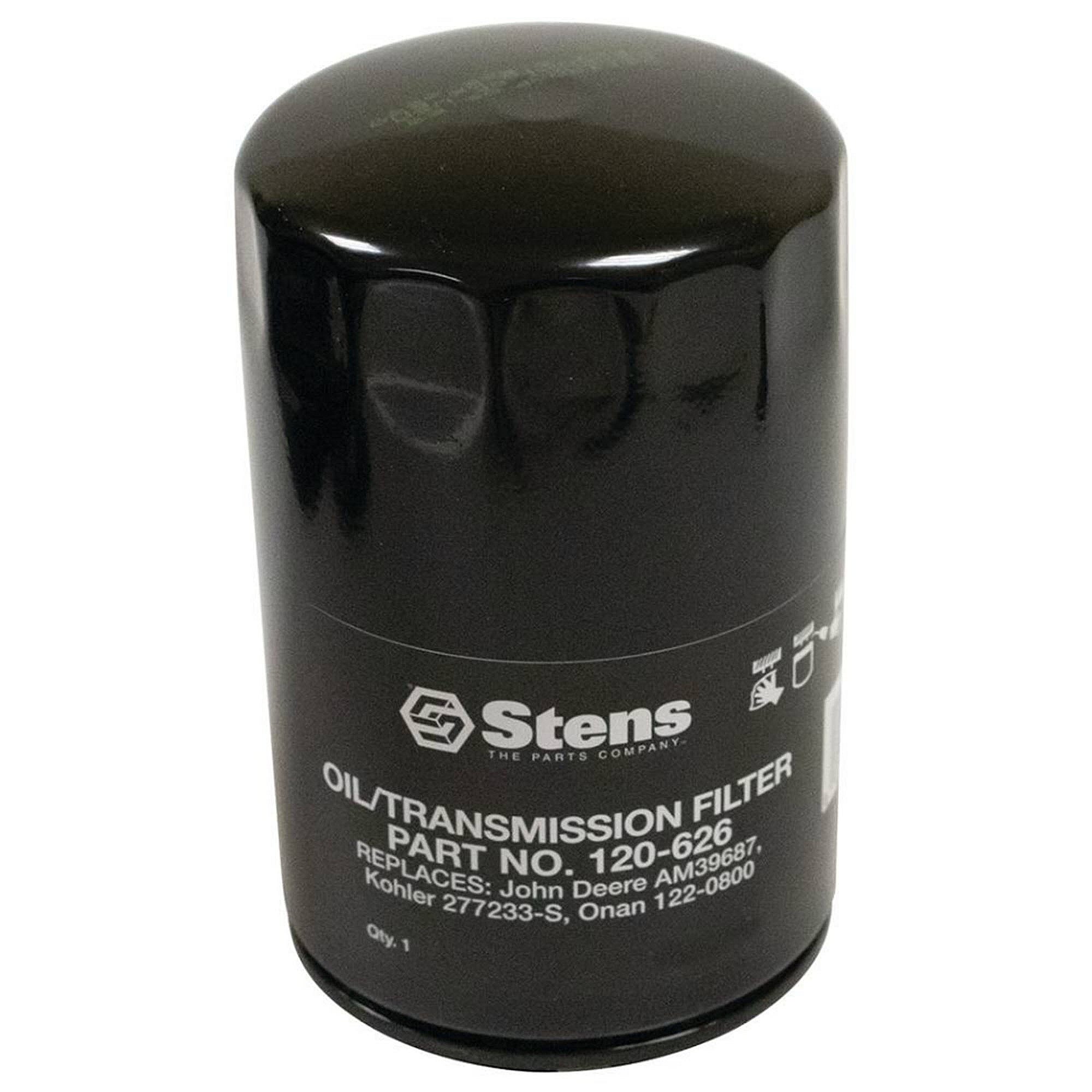 Part #120-626, Stens Oil Filter, John Deere Am39687, Qty-1 (Replaces 1083817, 111016, 120626, 1220445, 1220469, 1220800