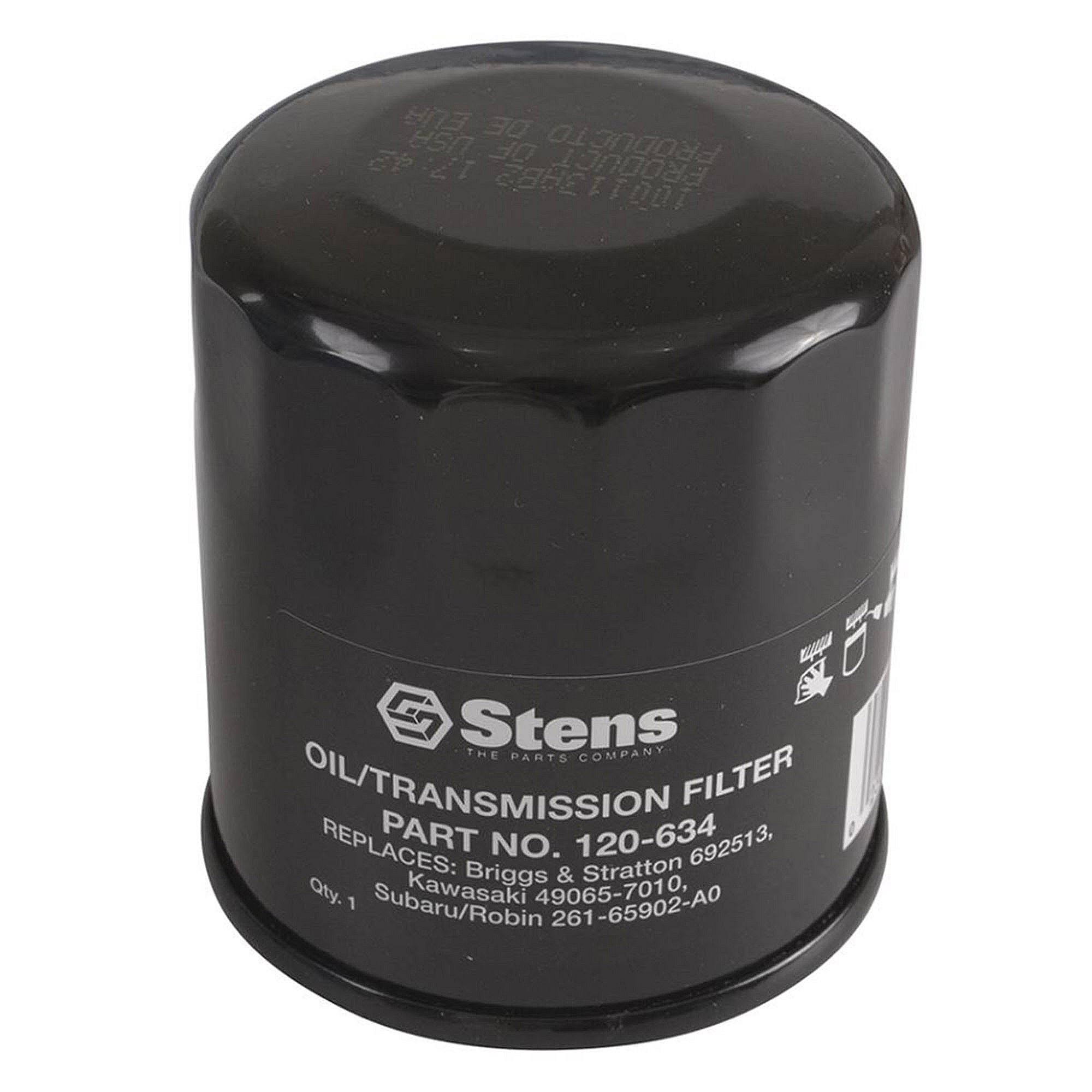 Part #120-634, Stens Oil Filter, Kawasaki 49065-7010, Qty-1 (Same As 015005302, 020777000, 021480600, 021527900, 043594