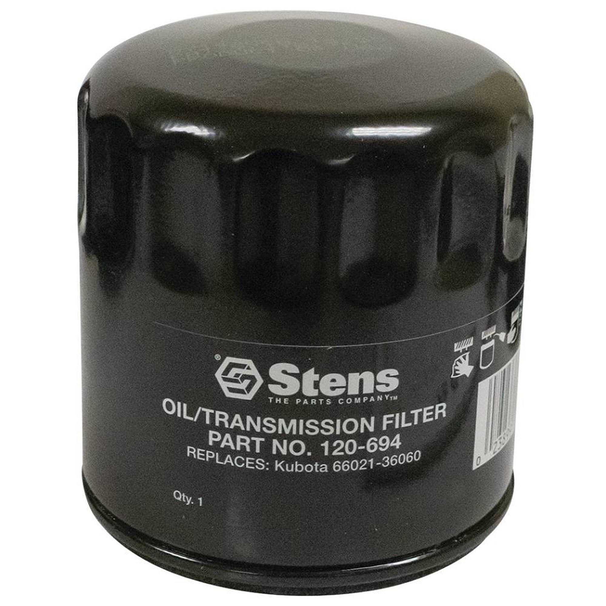 Part #120-694, Stens Transmission Filter, Kubota Hhk70-14073, Qty-1 (Replaces 13505344, 15208H8916, 1804084, 1972202C1