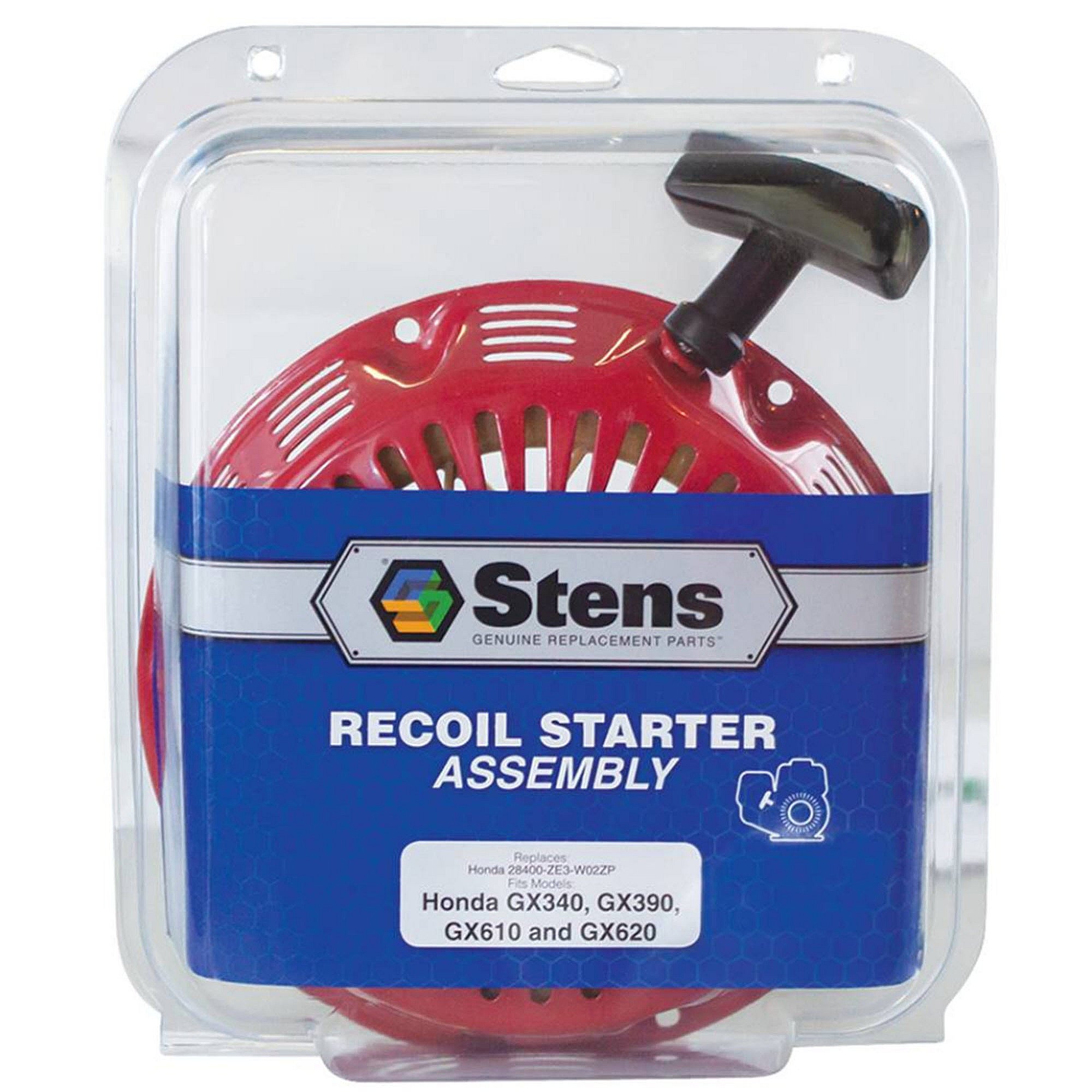 Part #150-707C, Stens Recoil Starter Assembly, Honda 28400-Ze3-W02Zp, Qty-1 (Replaces 28400Ze3W01Za, 28400Ze3W01Zb