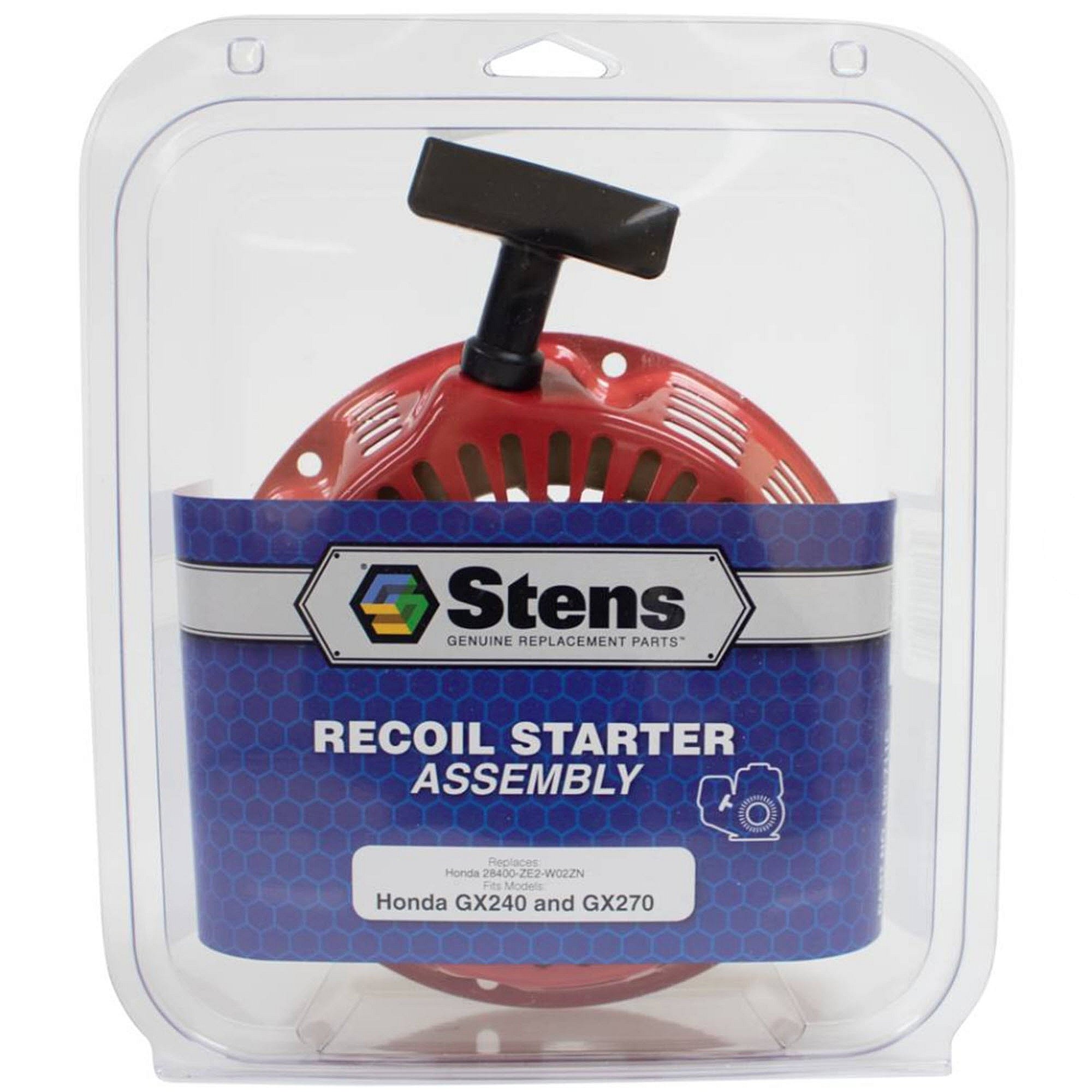 Part #150-711C, Stens Recoil Starter Assembly, Honda 28400-Ze2-W02Zn, Qty-1 (Replaces 28400Ze2W01, 28400Ze2W01Za