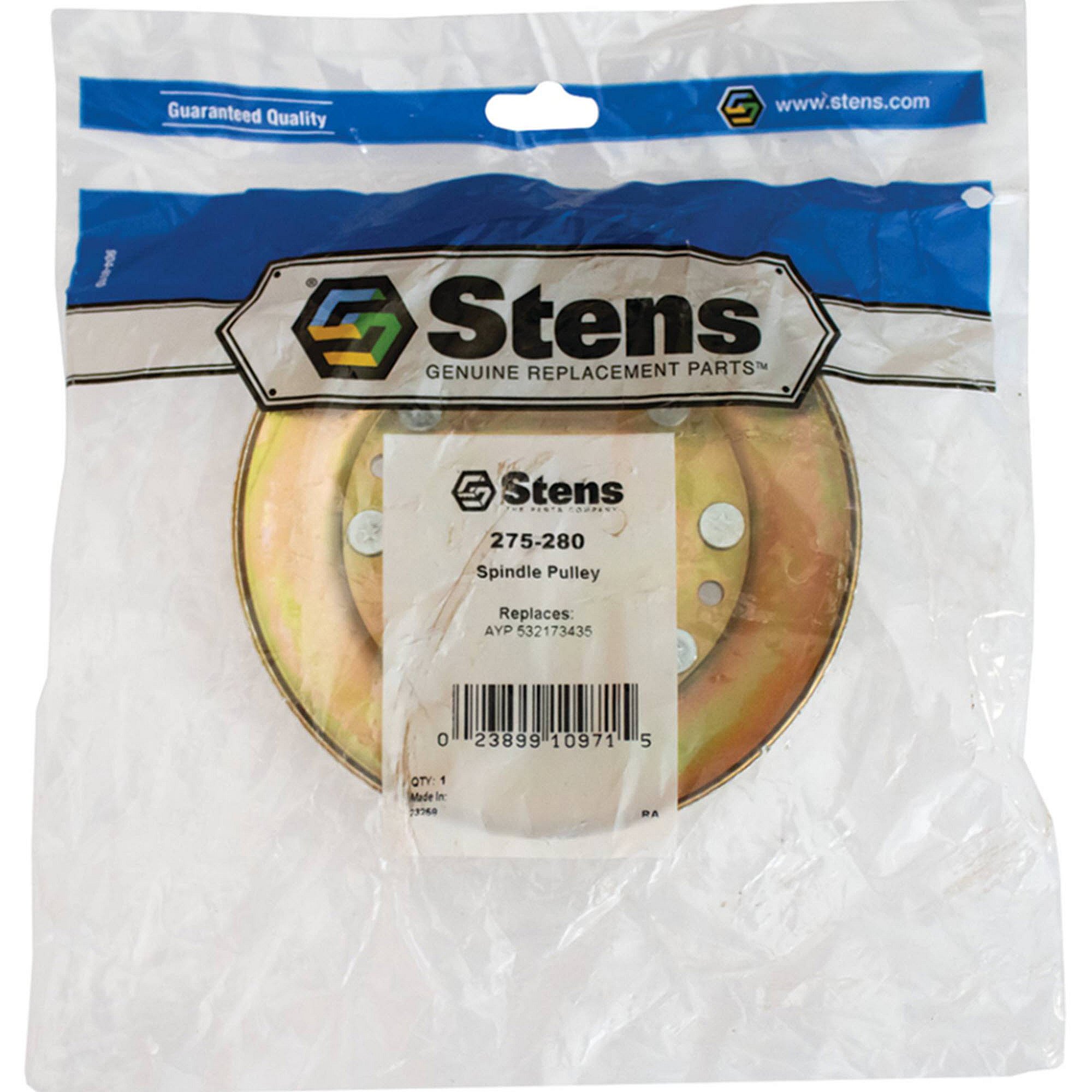 Stens Spindle Pulley, Ayp 532173435, Qty-1 (same As 129206, 153532, 173435, 532129206, 532153532, 532173435) 275-280