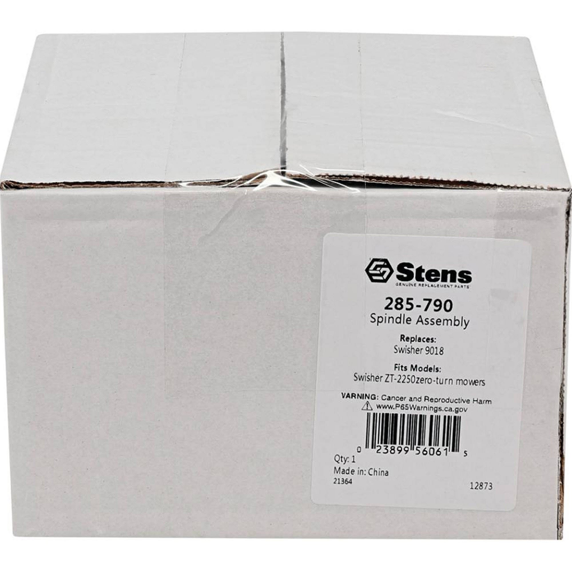 Stens Spindle Assembly, Swisher 9018, Qty-1 (same As 9018) 285-790