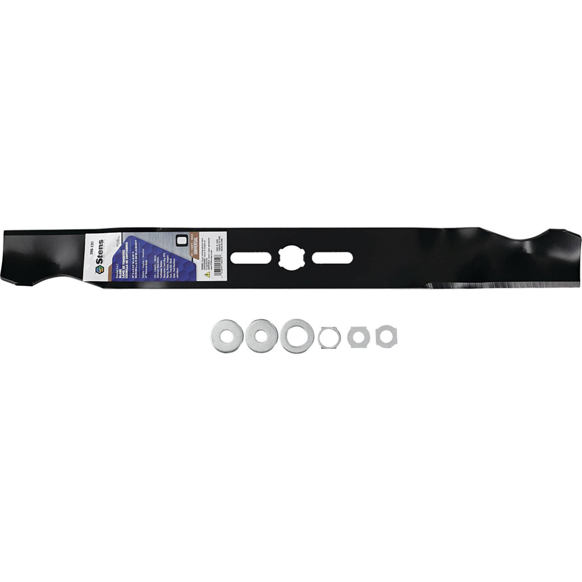 Part #300-121, Stens Universal 3-In-1 Blade, 21-In L X 2 1/4-In W X 0.160-In Thk, Qty-1