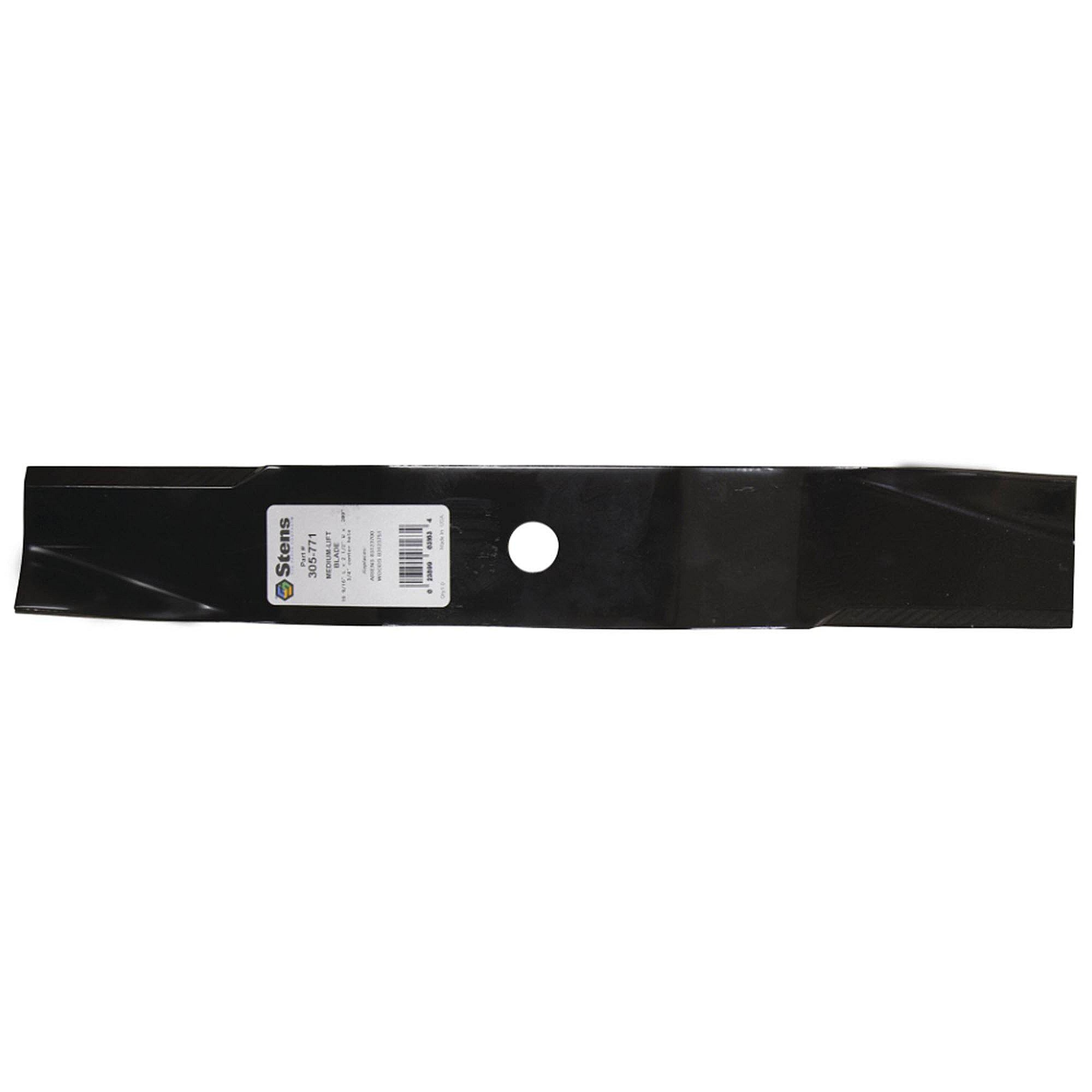Part #305-771, Stens Medium-Lift Blade, Ariens 03123700, Qty-1 (Replaces 03123700, 03123751, 03123759, 21085400, 31237