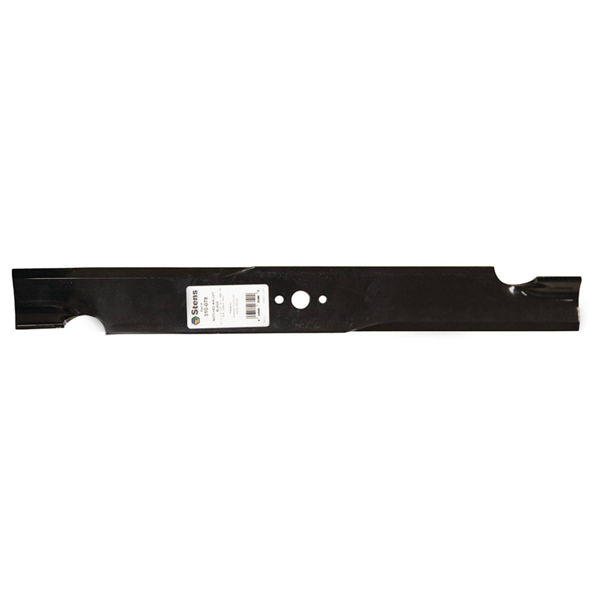 Part #310-078, Stens Notched Air-Lift Blade, Bobcat 112111-03, Qty-1 (Replaces 0788, 101733, 11211103, 11224303, 1520842