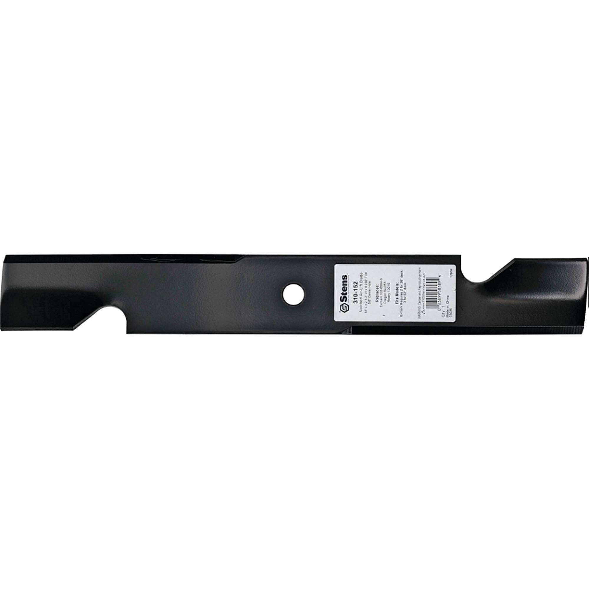 Part #310-152, Stens Notched Air-Lift Blade Exmark 103-6584-S, Qty-1